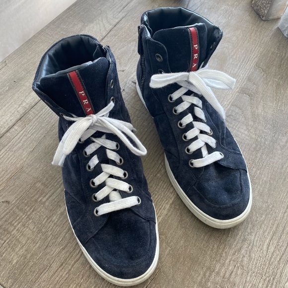 COPY - Prada Hightop Sneakers - Picture 1 of 5